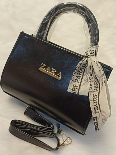 کیف مجلسی زنانه برند zara مدل مجلسی جنس رویه چرم شسته شده درجه یک